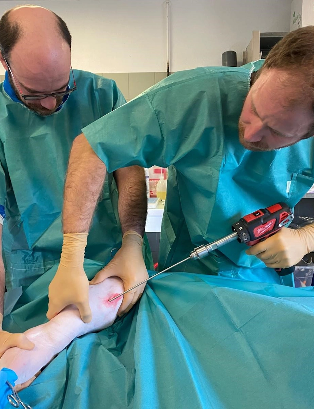 Une opération chirurgicale